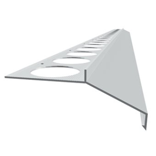 Balkonová lišta MAXI Rovná - 2500 mm
